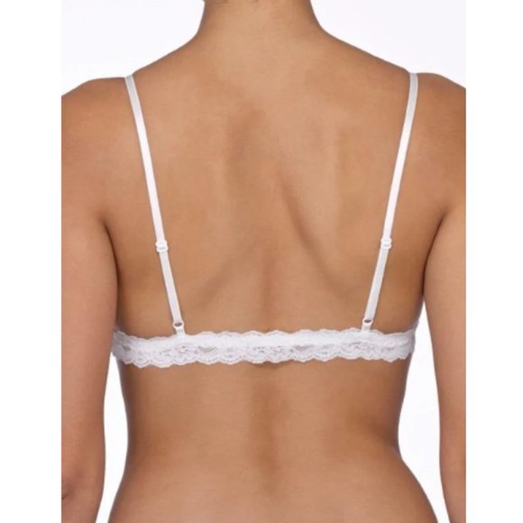 Hanky Panky Purple Flowery Sheer Mesh Bralette - Picture 3 of 8